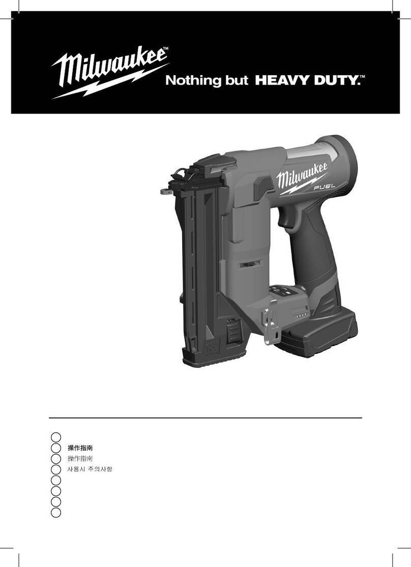 Milwaukee HEAvY DUTY M12 FCN18GS user manual