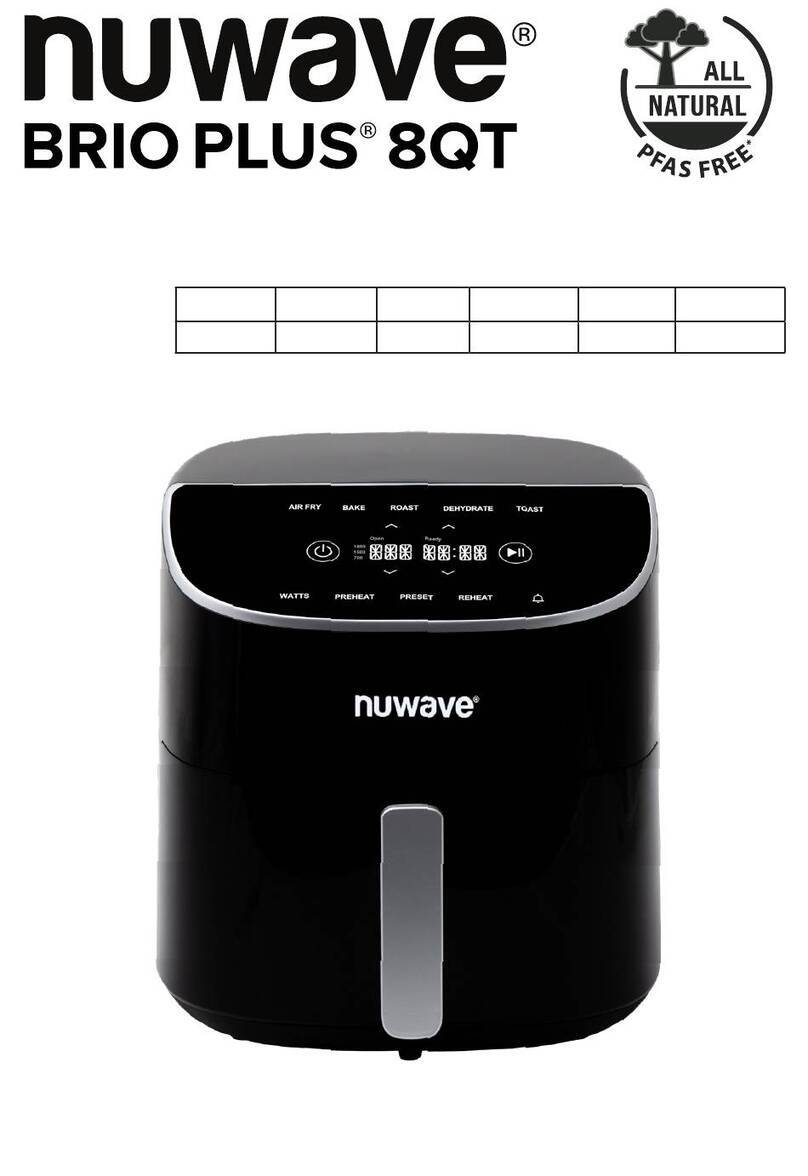 NuWave BRIO PLUS 8QT manual