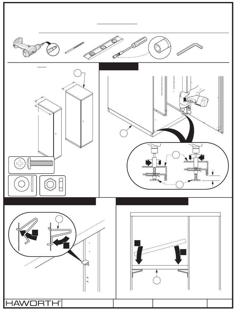 Haworth XSERIES installation instructions