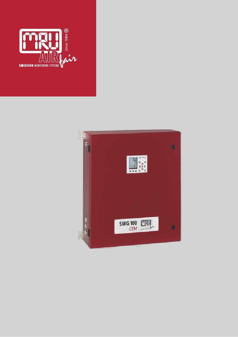 mru SWG100 BIOEX user manual