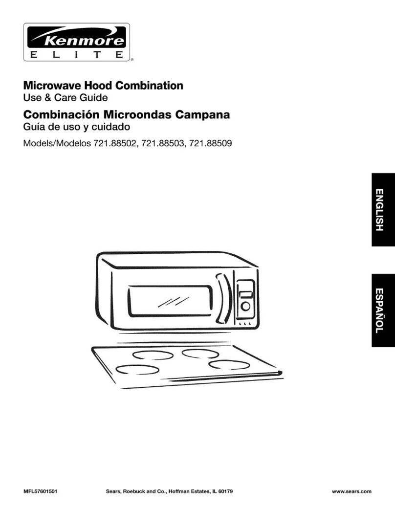 Kenmore ELITE 721.88502 Use & care guide Kenmore ELITE 721.88502 Use & care guide