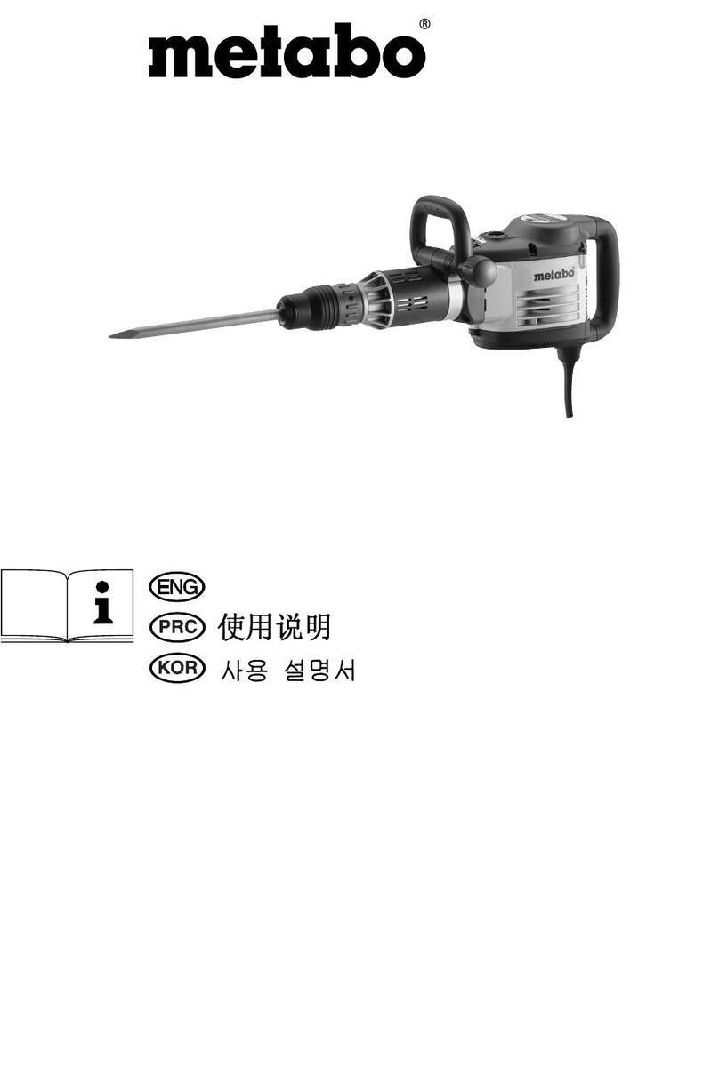 Metabo MHE 95 User manual