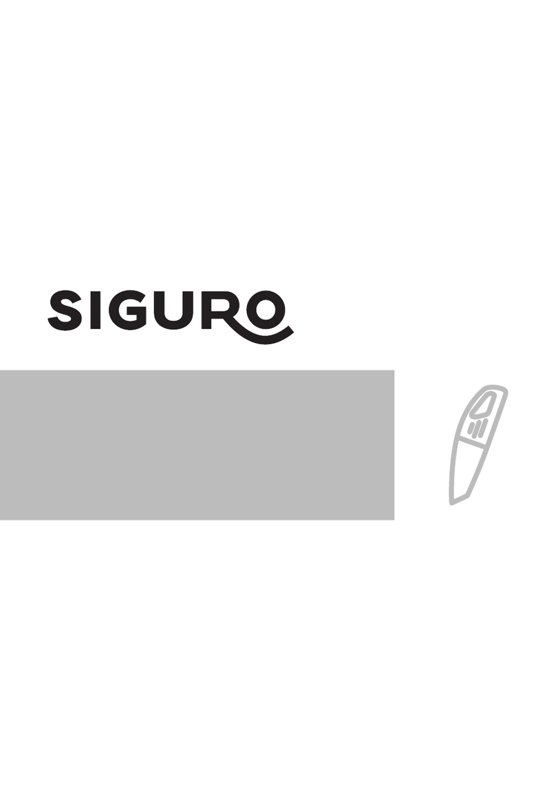 SIGURO SGR-VH-Q610B Operating instructions