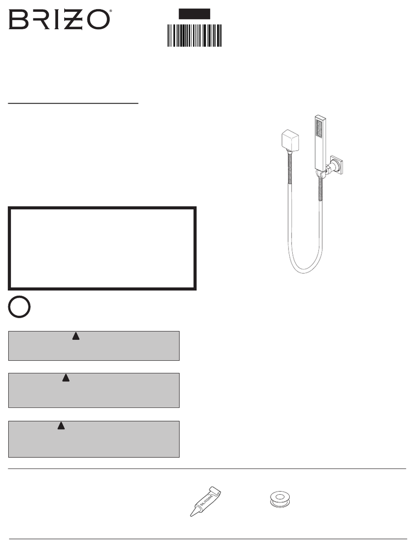 Brizo Siderna 85880 Series User manual