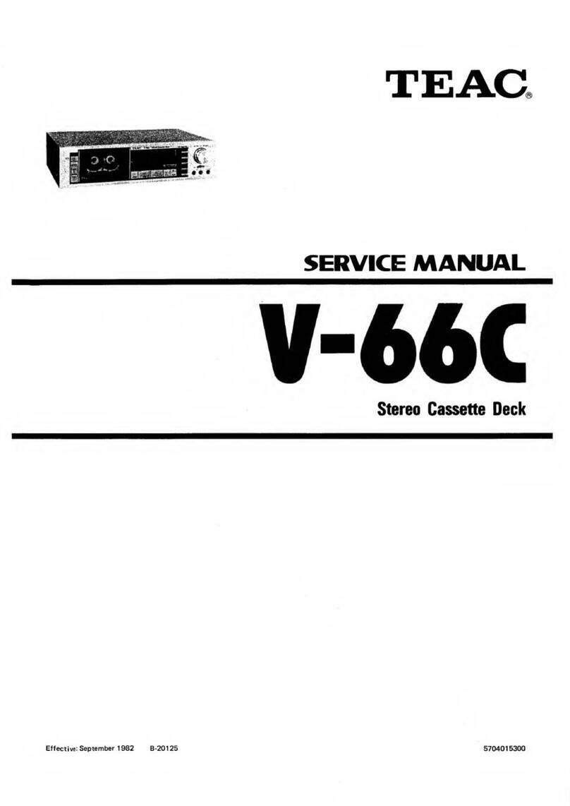 Teac V-66C User manual