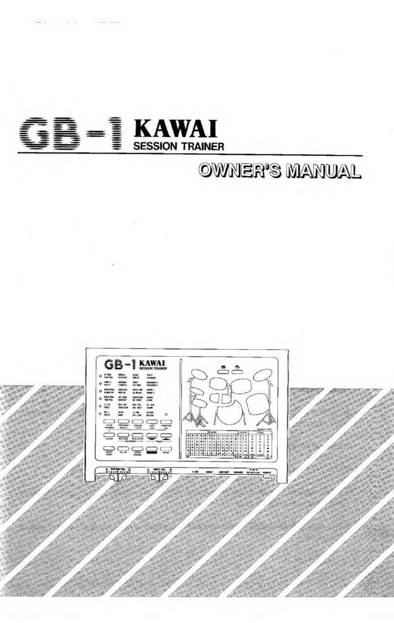 Kawai GB-1 owner's manual