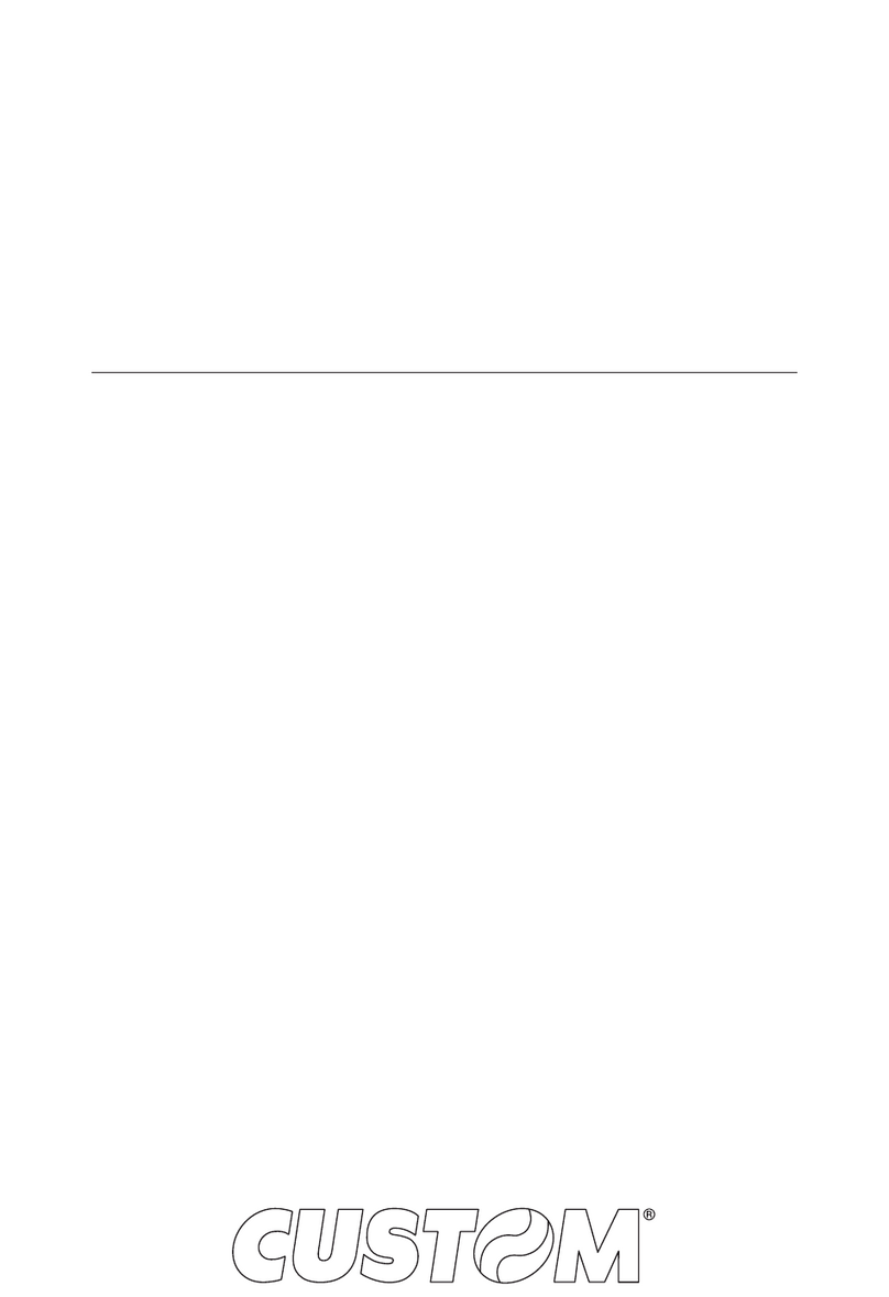Custom Audio Electronics MY3 X Installation instructions