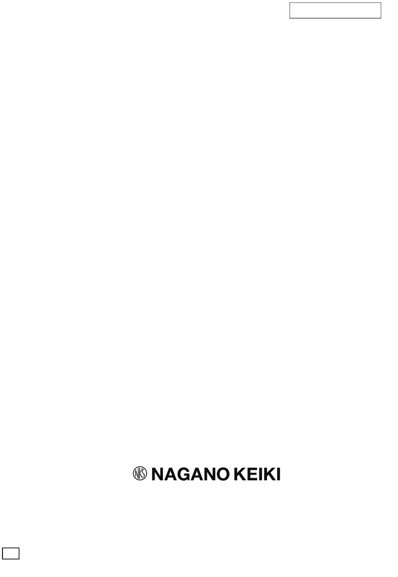 Nagano Keiki KH15-M Series instruction manual