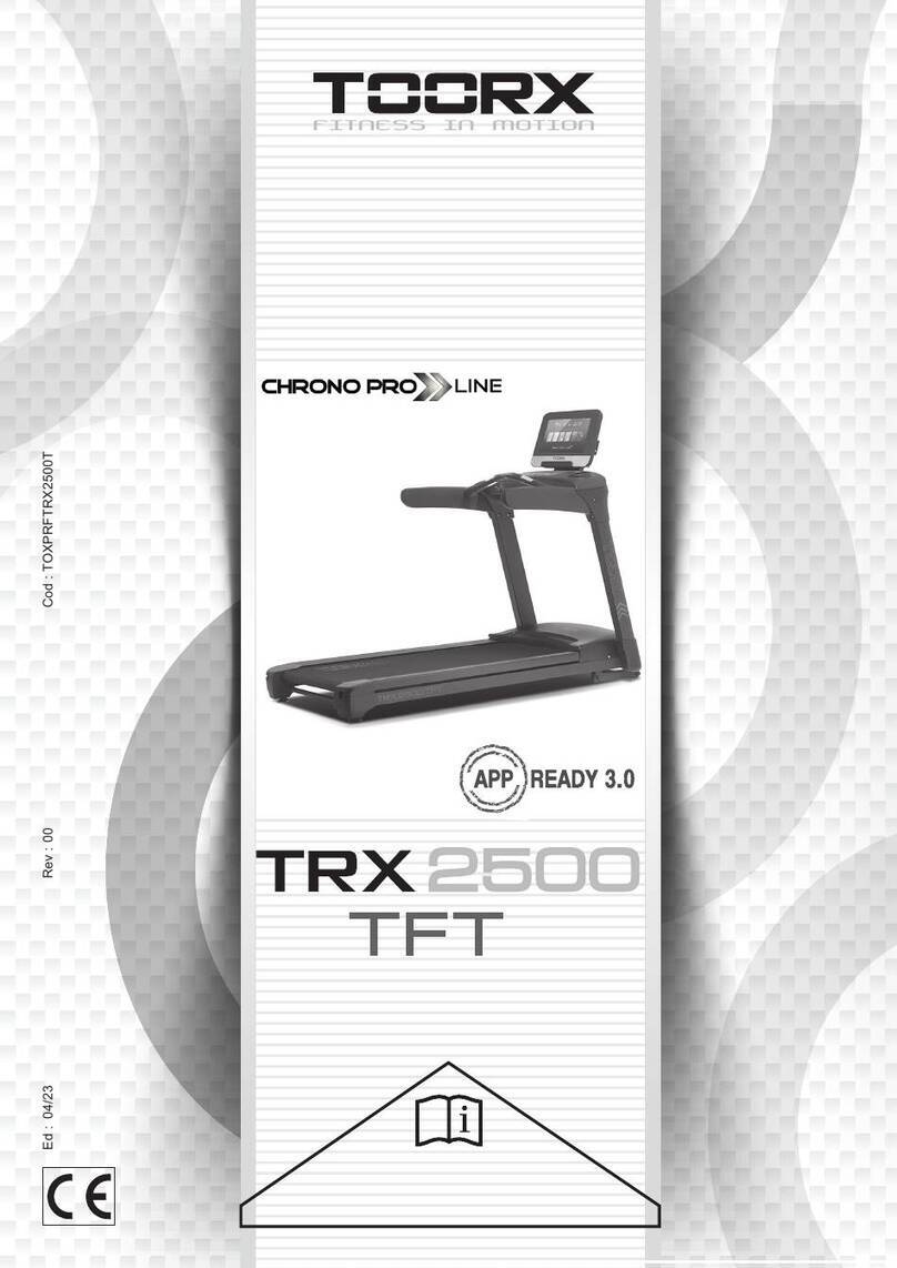 TOORX CHRONO PRO TRX 2500 TFT User manual