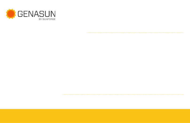 SUNFORGE Genasun GVB-8-WP Series User manual