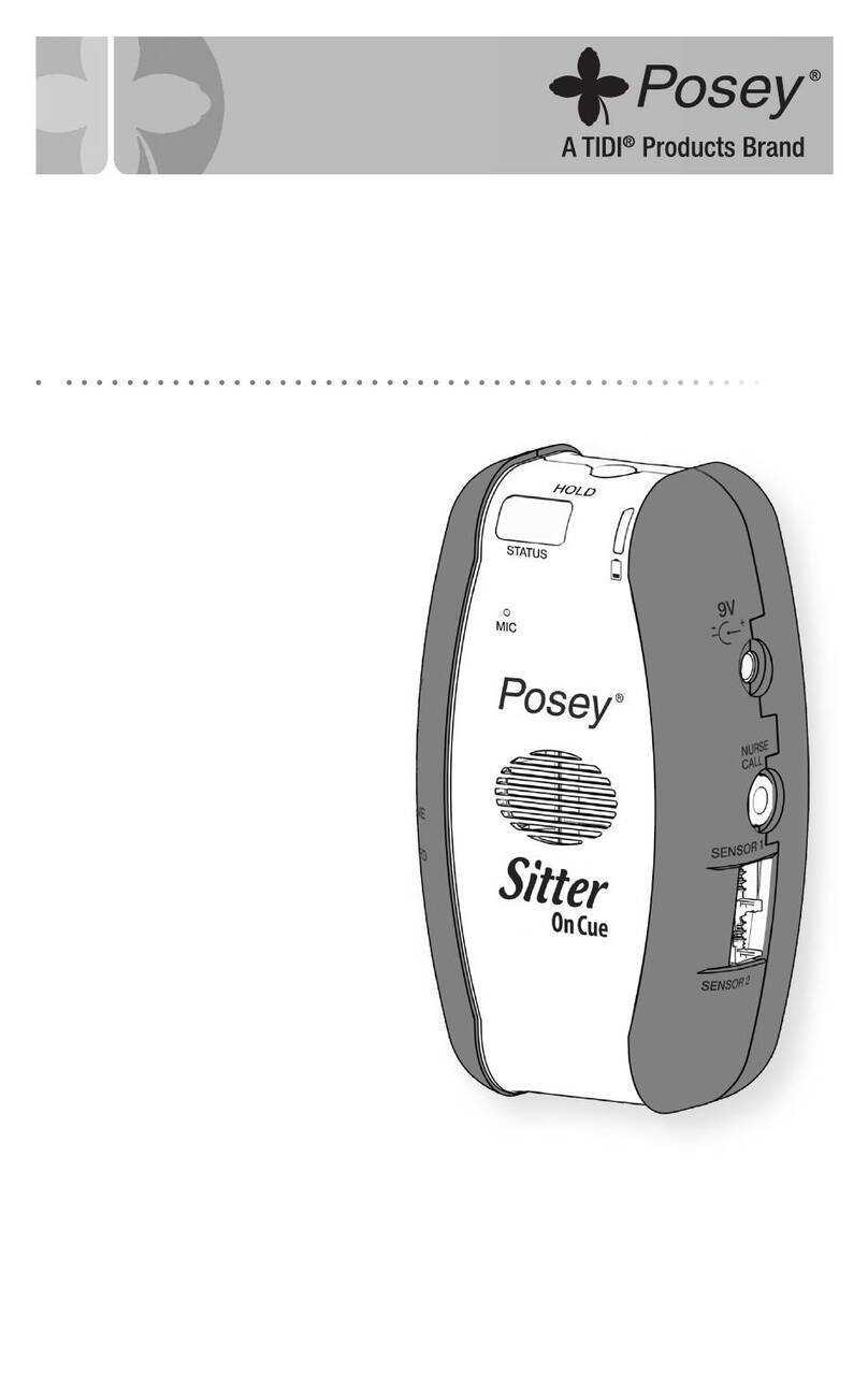 TIDI Posey Sitter On Cue instruction manual TIDI Posey Sitter On Cue instruction manual