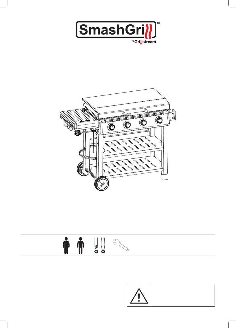 Grillstream SmashGrill GSM40MK manual