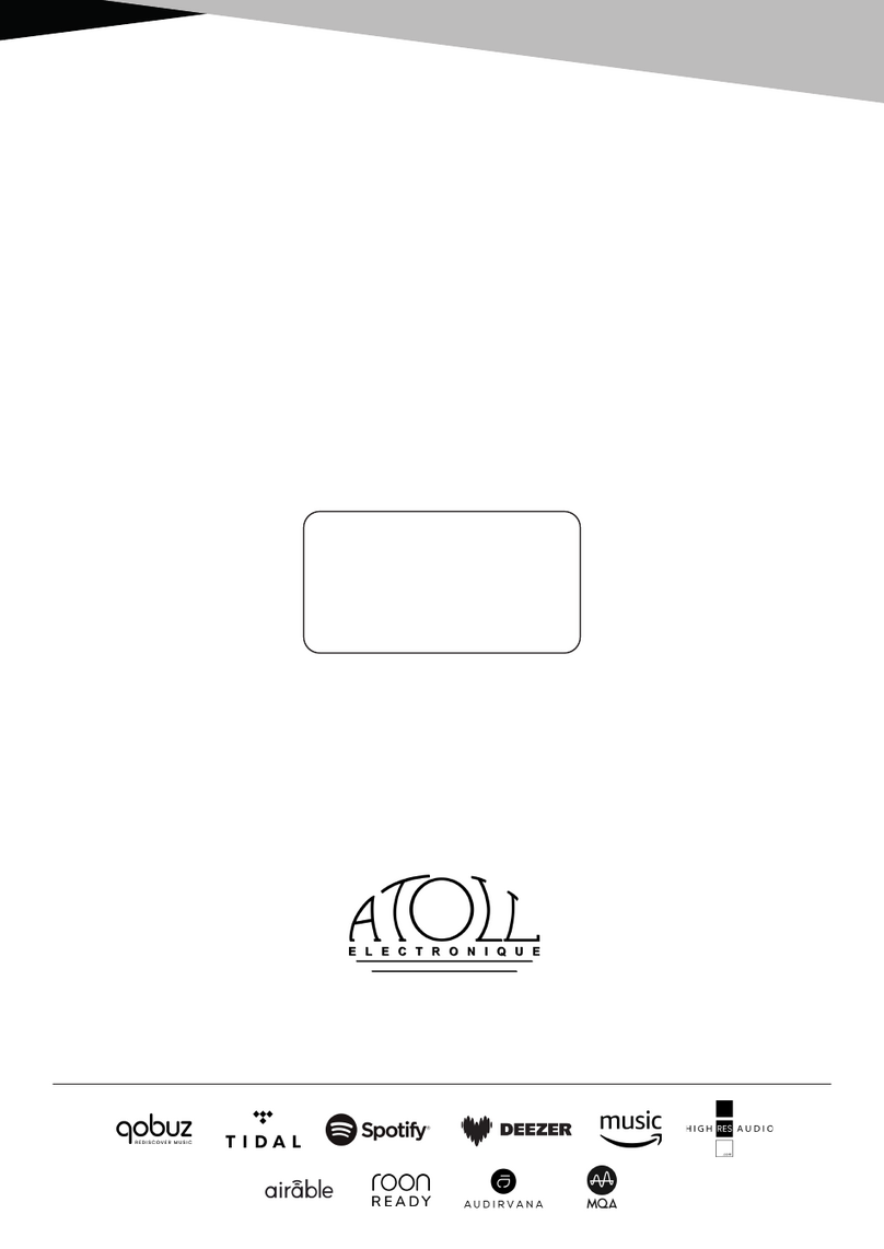 Atoll Electronique MS120 User manual