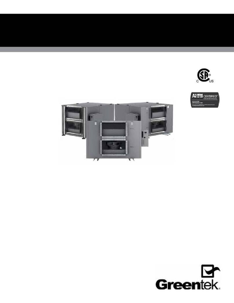 Greentek LCH-4E Installation, operation and maintenance manual
