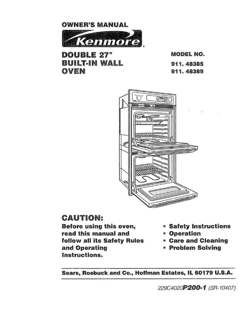 Kenmore 911. 48385 owner's manual