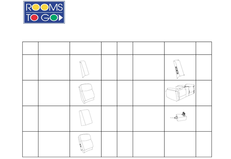 ROOMS TO GO SYNE 1857B-73PHR User manual ROOMS TO GO SYNE 1857B-73PHR User manual