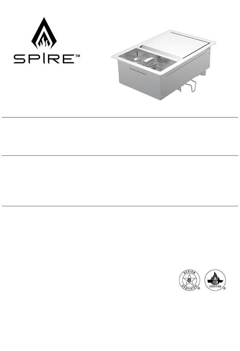 Spire 760-0023B Installation Instructions and Use & Care Guide