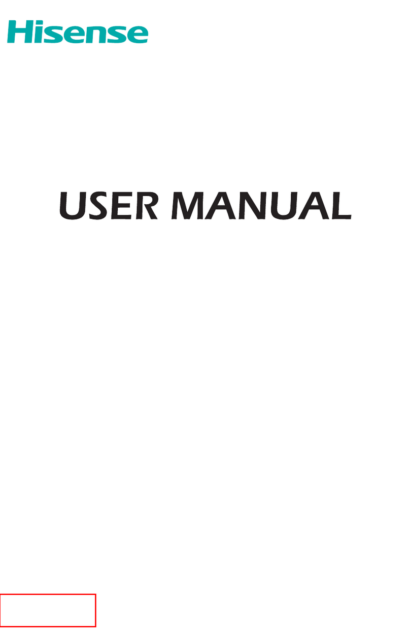 Hisense H50A6100 User manual