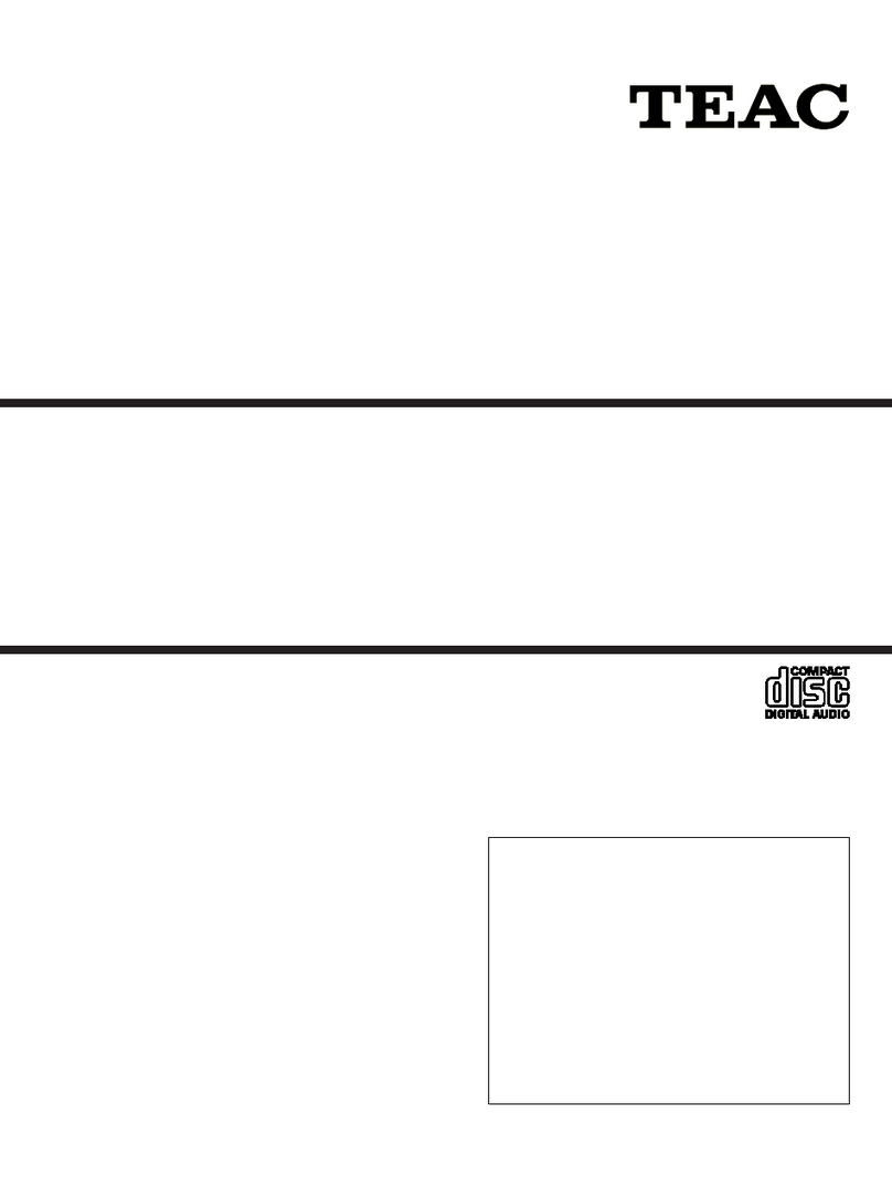 Teac CD-P1450 Service manual