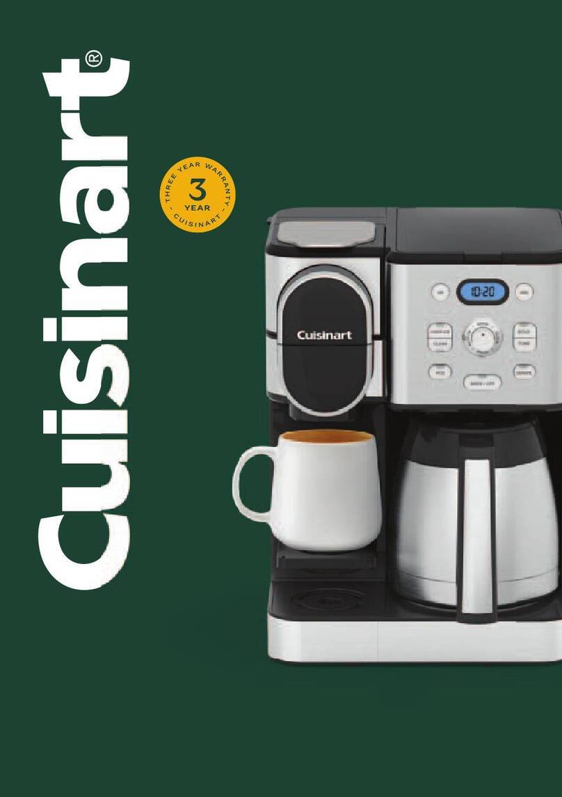Cuisinart Coffee Center SS-21 Series User manual