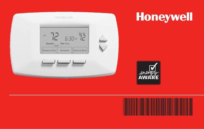 Honeywell RTH7000 User manual