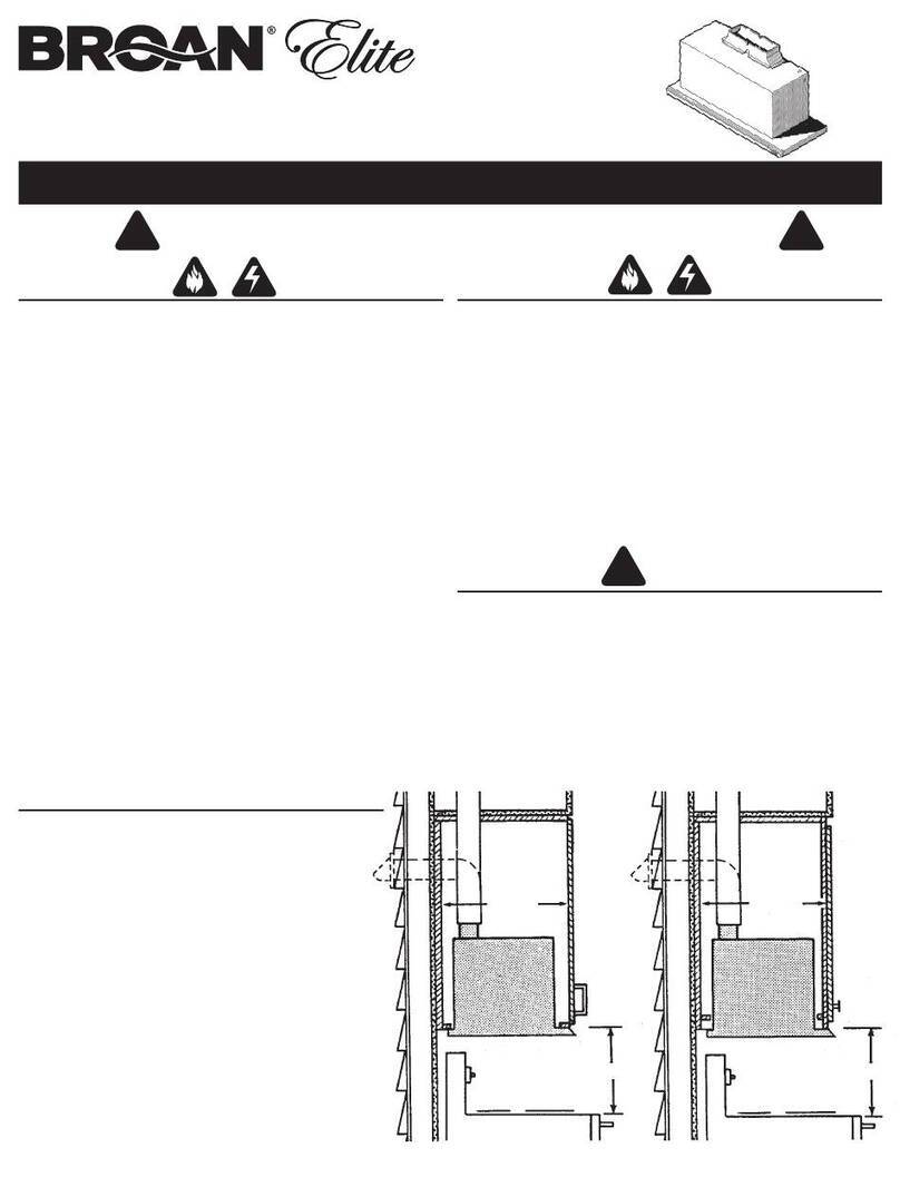 Broan Elite 1530 instructions