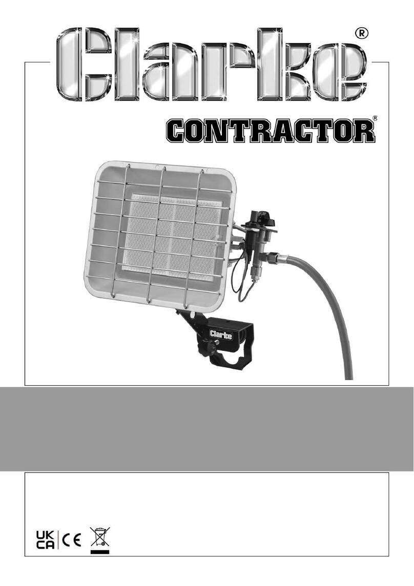 Clarke CONTRACTOR GSH15 Instruction Manual