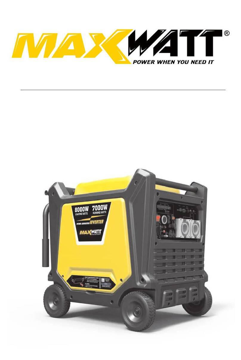 maxwatt MX8000iS Operator's manual maxwatt MX8000iS Operator's manual