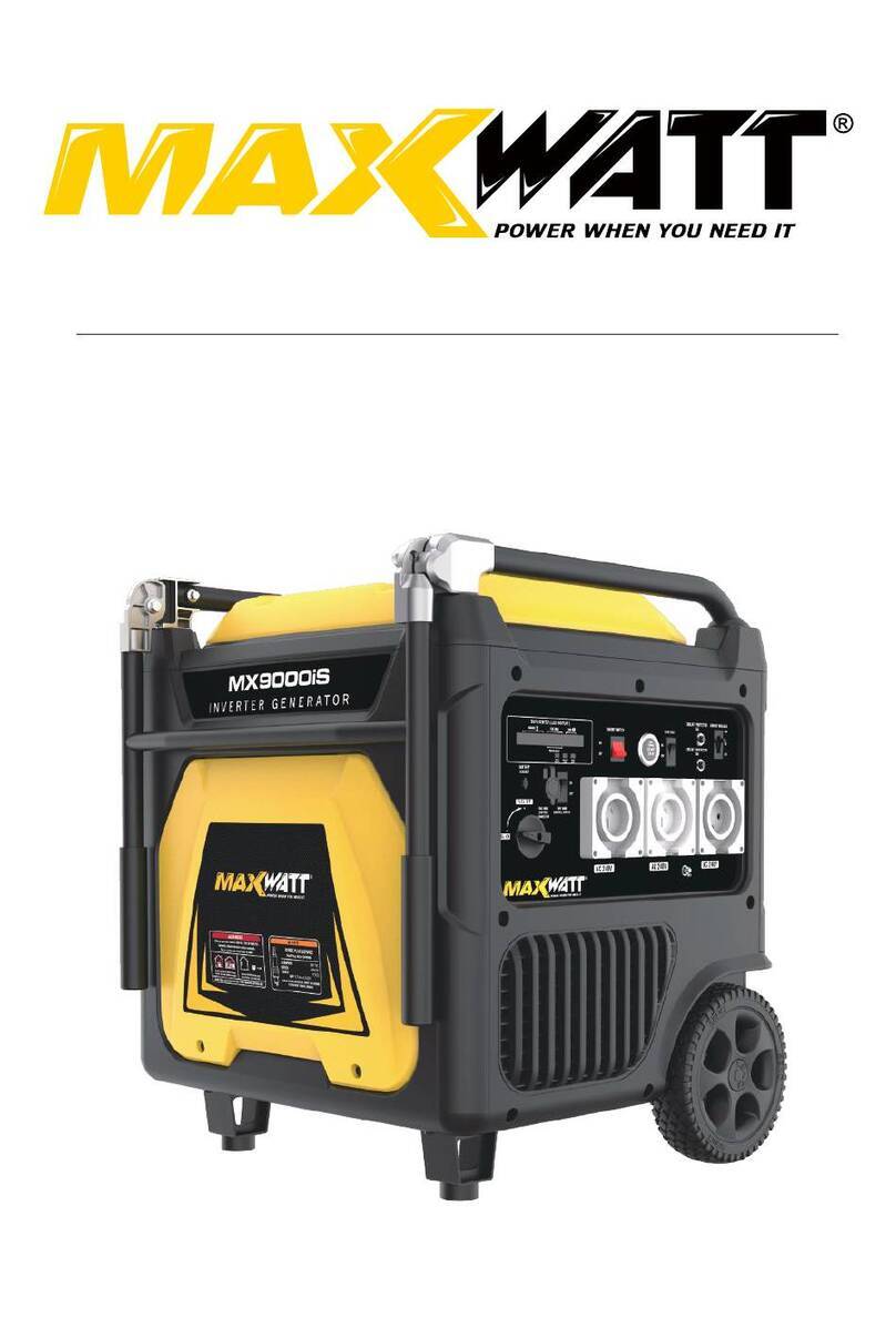 maxwatt MX9000iS Operator's manual