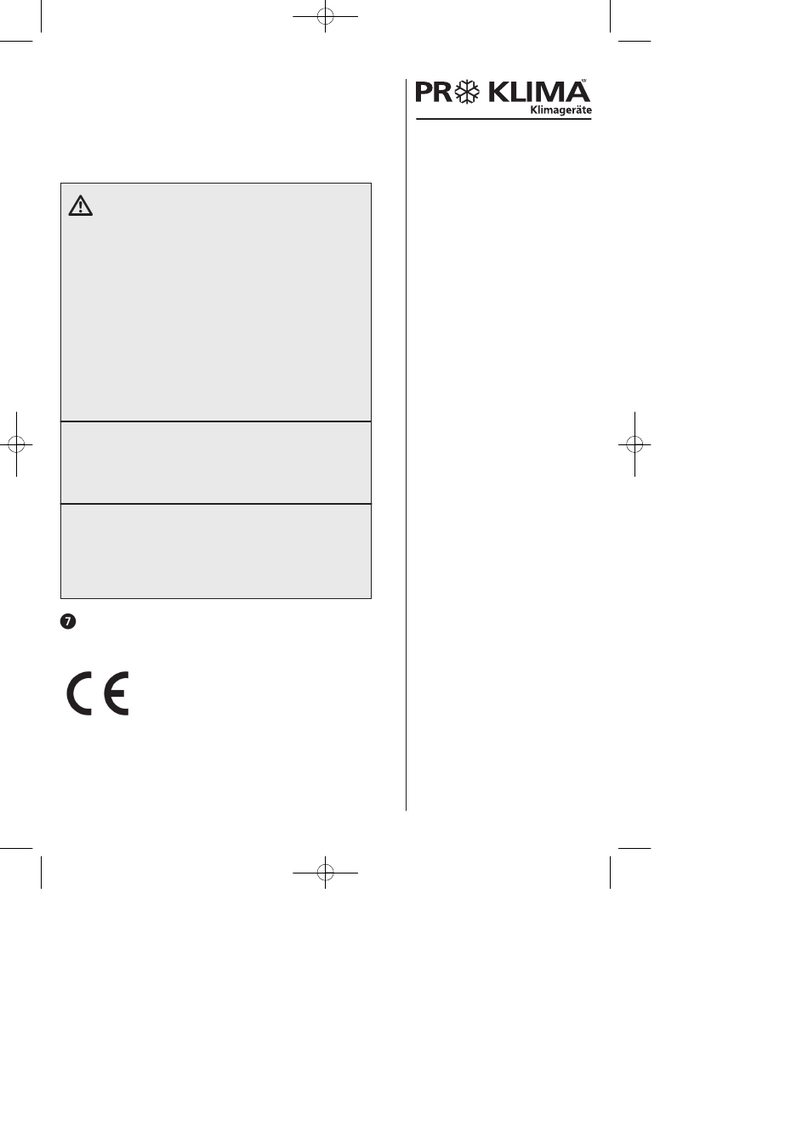 ProKlima 23.651.66 User manual ProKlima 23.651.66 User manual