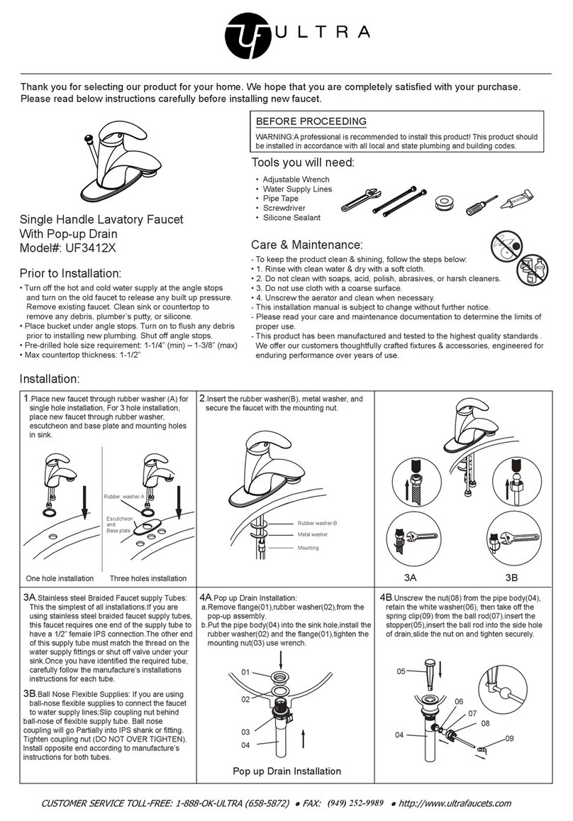 Ultra UF3412X quick start guide