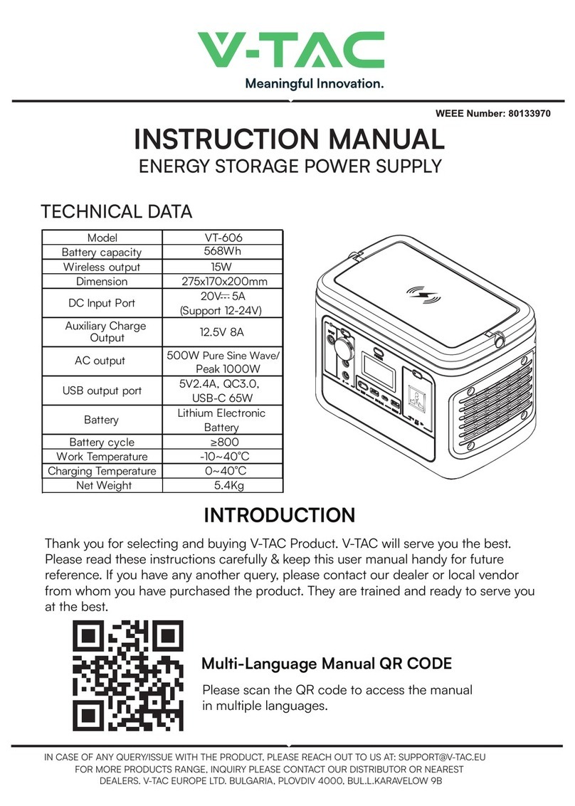 V-TAC VT-606 instruction manual