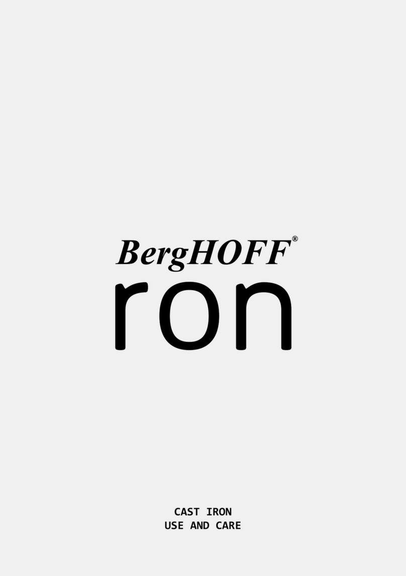 Berghoff Ron Cast Iron Use and care
