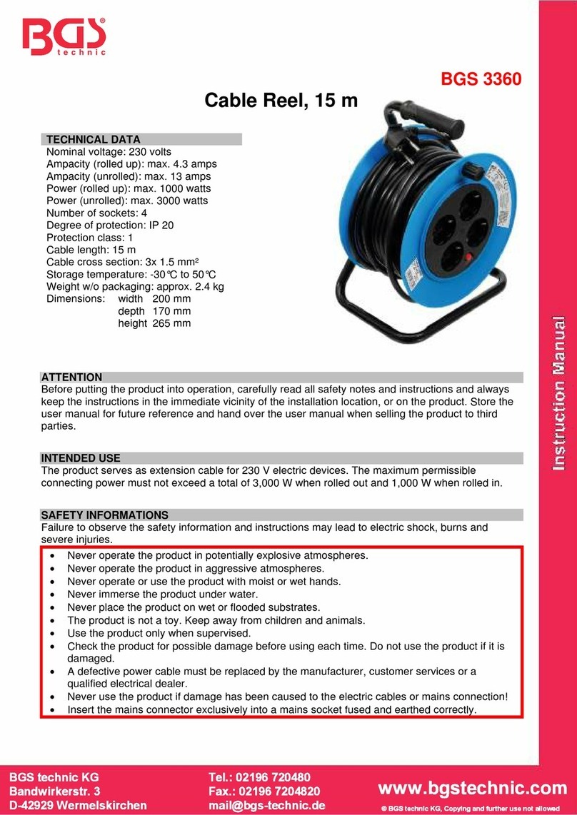 BGS technic 3360 instruction manual