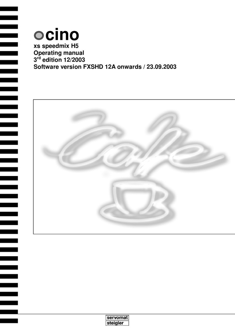 Cino XS speedmix H5 User manual