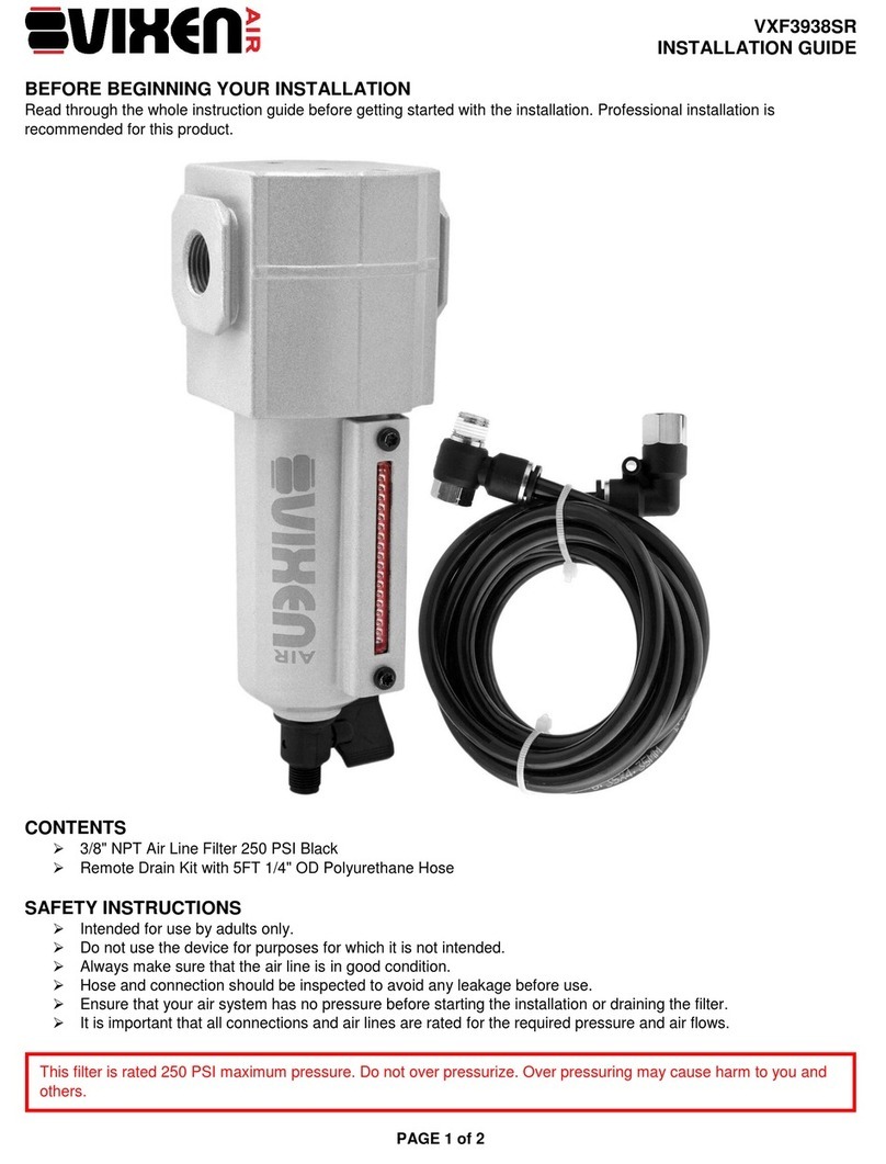 Vixen Air VXF3938SR installation guide