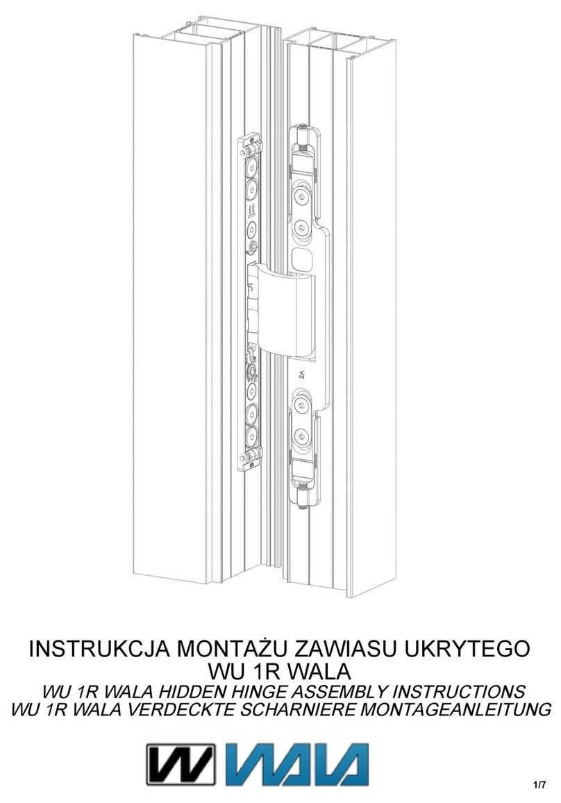 WALA WU 1R Assembly instructions WALA WU 1R Assembly instructions