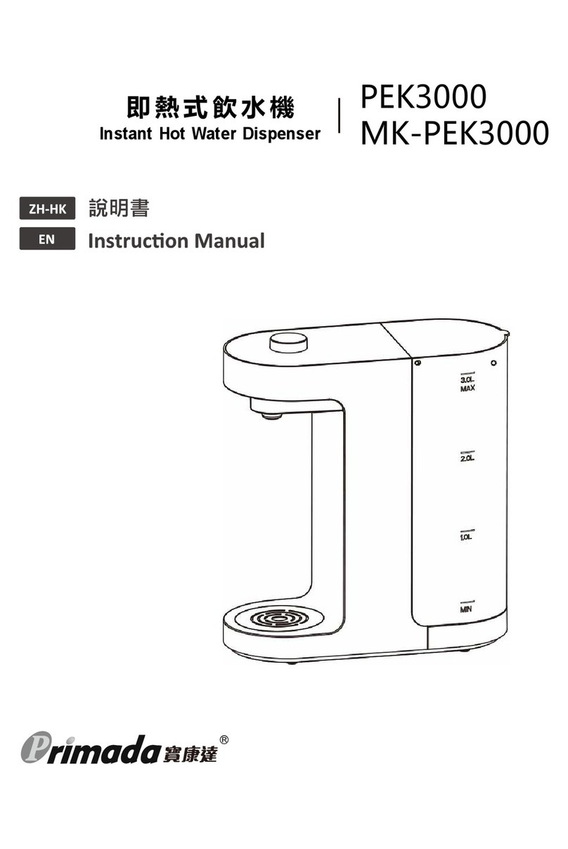 Primada MK-PEK3000 instruction manual Primada MK-PEK3000 instruction manual