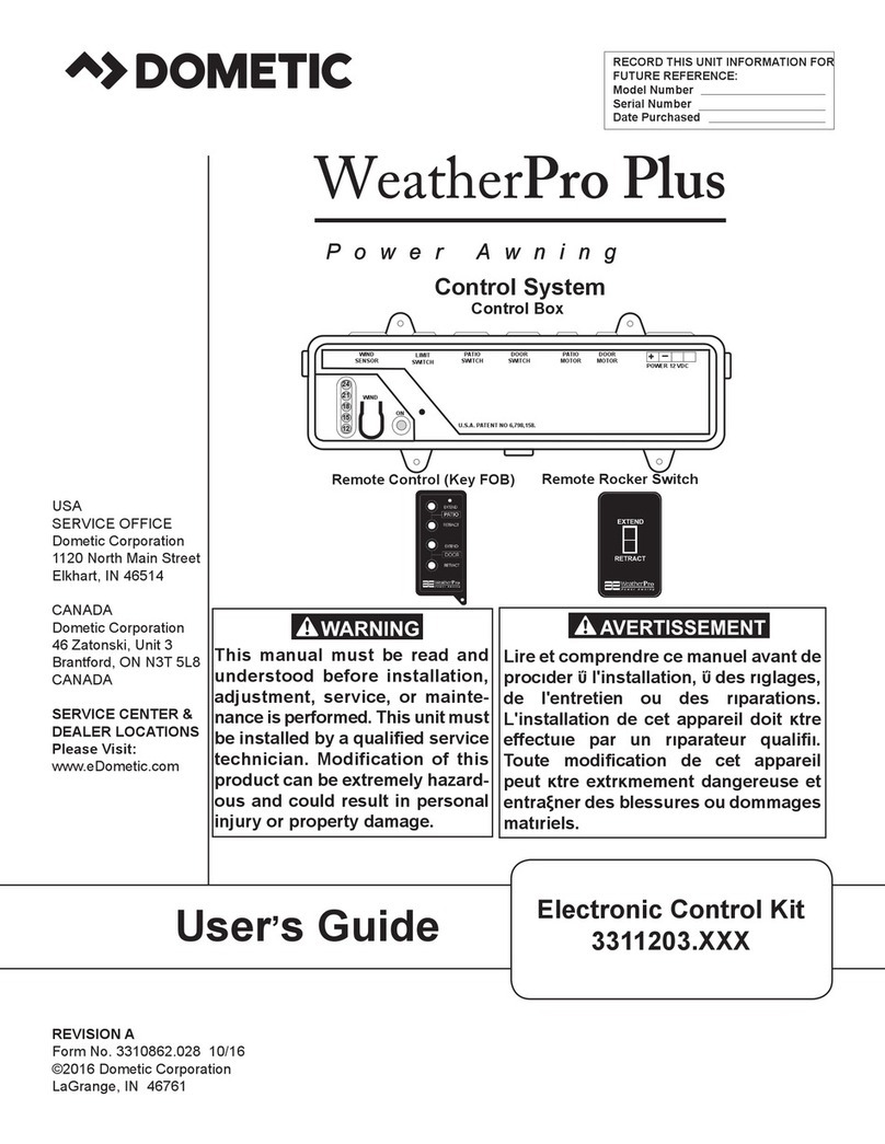 Dometic WeatherPro Plus manual