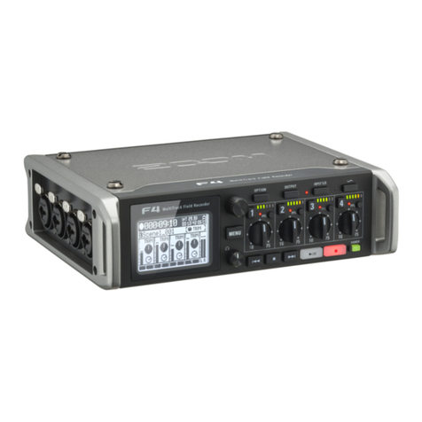 Zoom F4 User manual