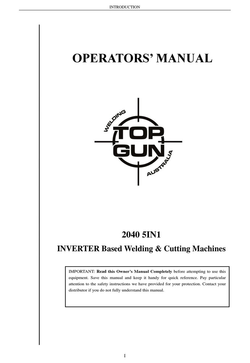 TOP GUN WELDING 2040 5IN1 Operator's manual