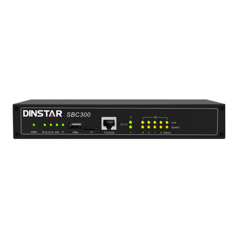 Dinstar SBC300 Quick installation guide