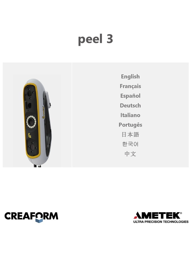 Ametek CREAFORM peel 3 user manual
