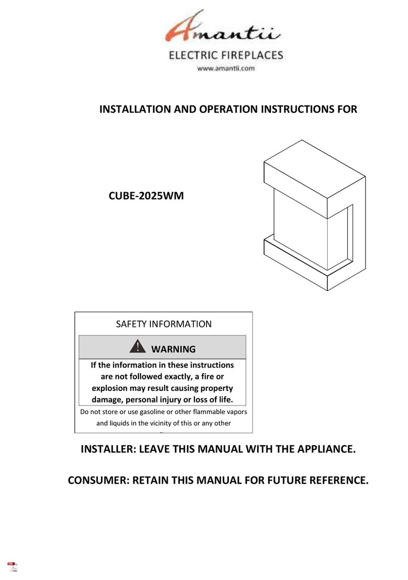 Amantii CUBE-2025WM Installation and operation instructions for Amantii CUBE-2025WM Installation and operation instructions for
