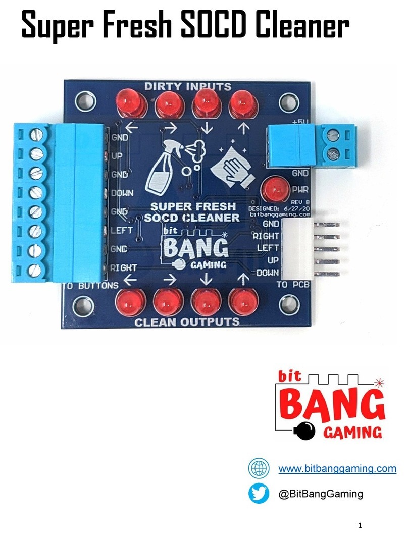bit BANG GAMING Super Fresh SOCD Cleaner User manual