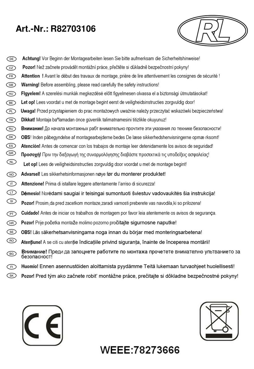 RL R82703106 User manual