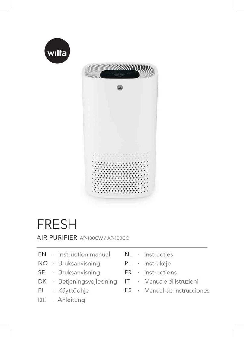 Wilfa FRESH AP-100CC instruction manual