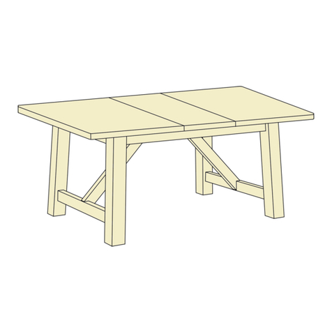 Unfinished Furniture of Wilmington CANYON T-7840XT User manual Unfinished Furniture of Wilmington CANYON T-7840XT User manual