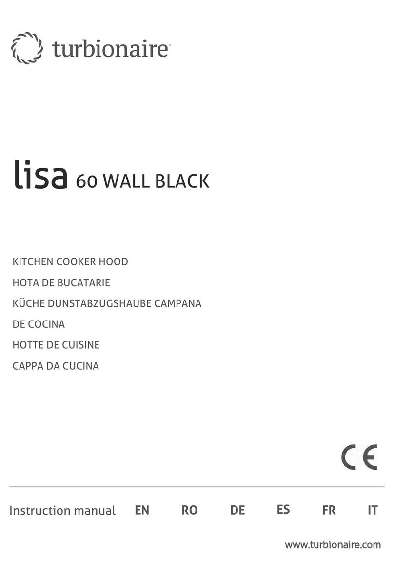 turbionaire LISA 60 WALL BLACK User manual