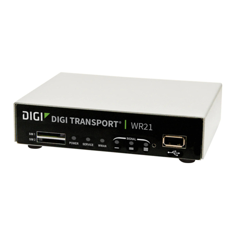 Digi TransPort WR21 Installation and operating instructions